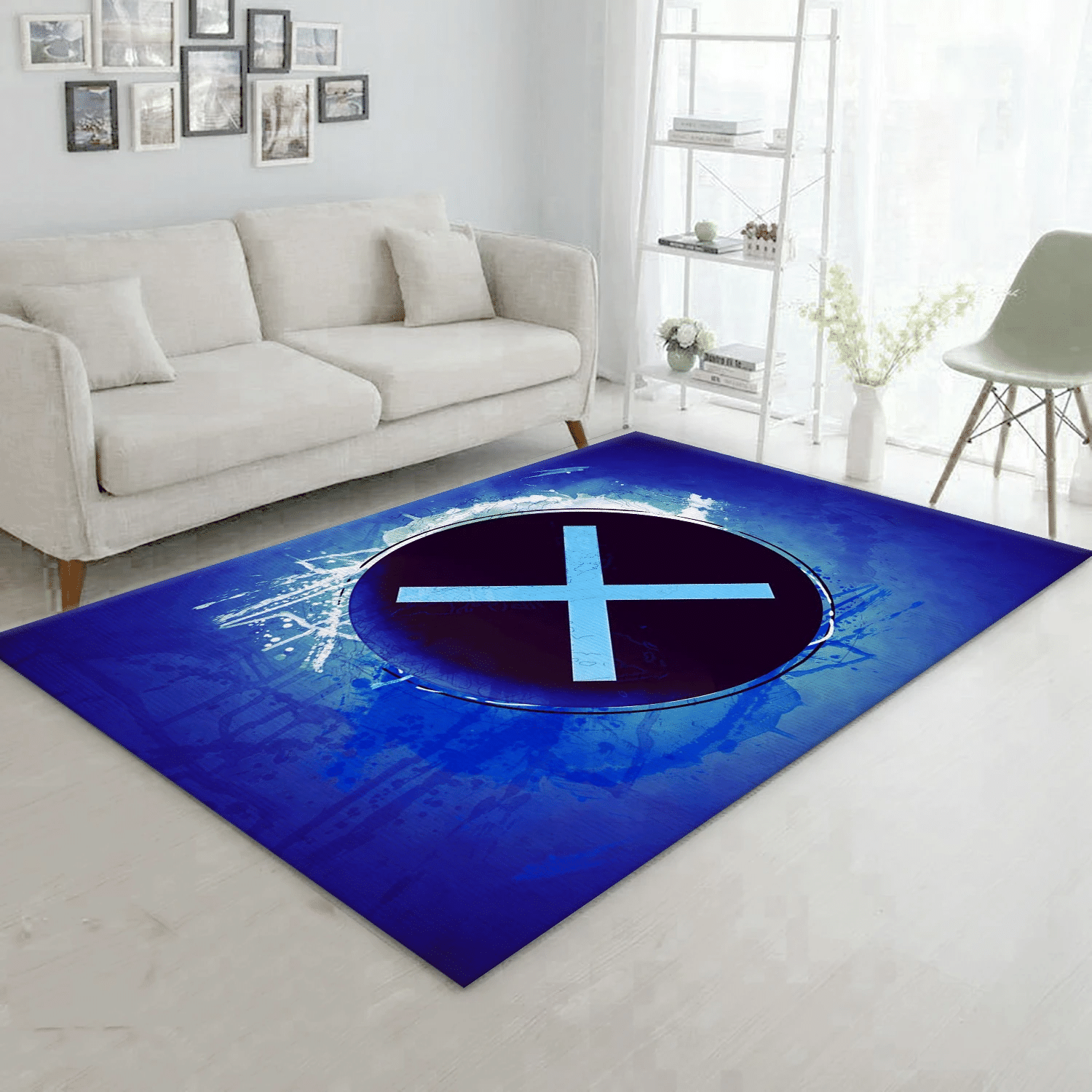 Ex Button Gaming Area Rug