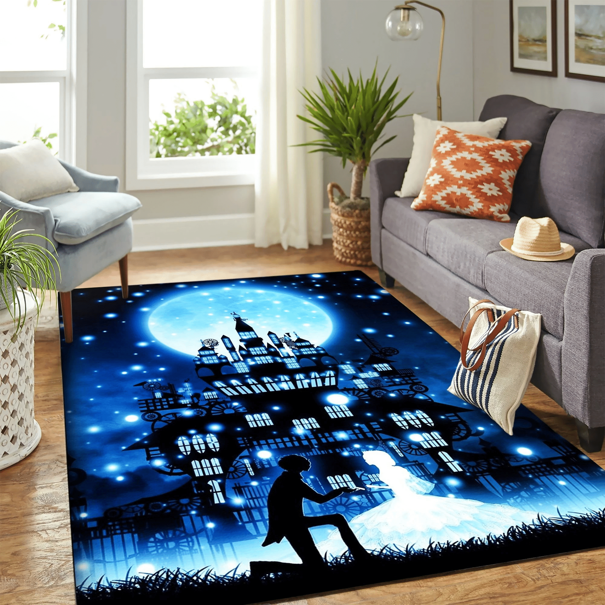 Fairy Tale Carpet Floor Area Rug Chrismas Gift - Indoor Outdoor Rugs