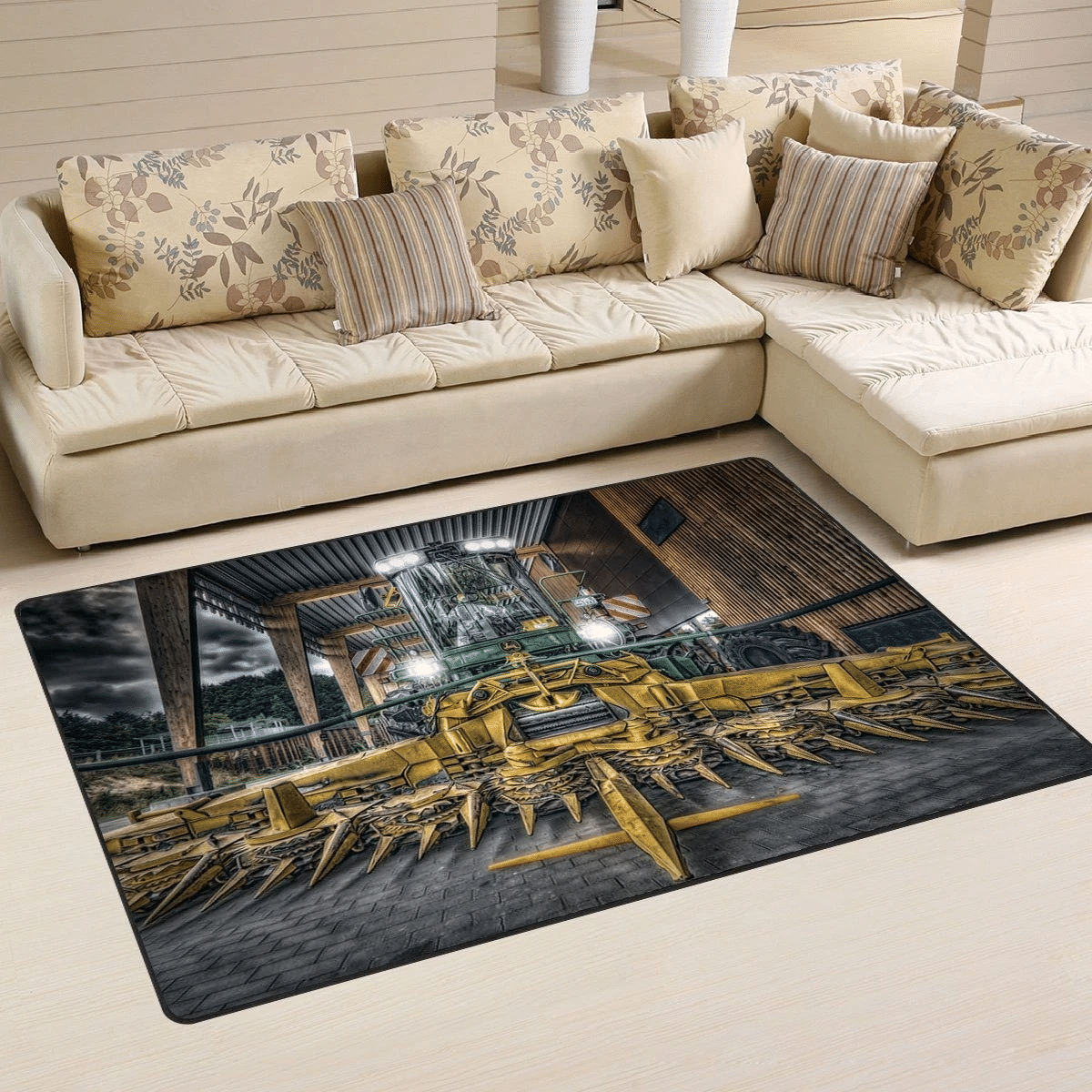 Farm Area Rug Chrismas Gift - Indoor Outdoor Rugs