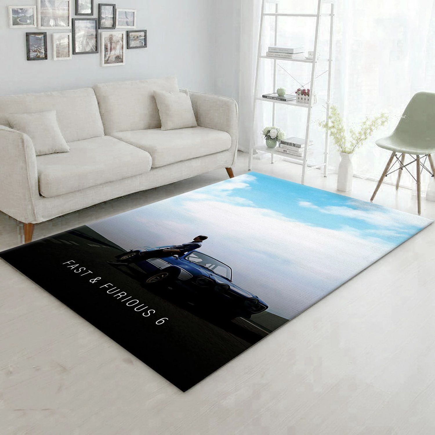 Fast And Furious 6 Rug Art Painting Movie Rugs Christmas Gift US Decor - Indoor Outdoor Rugs