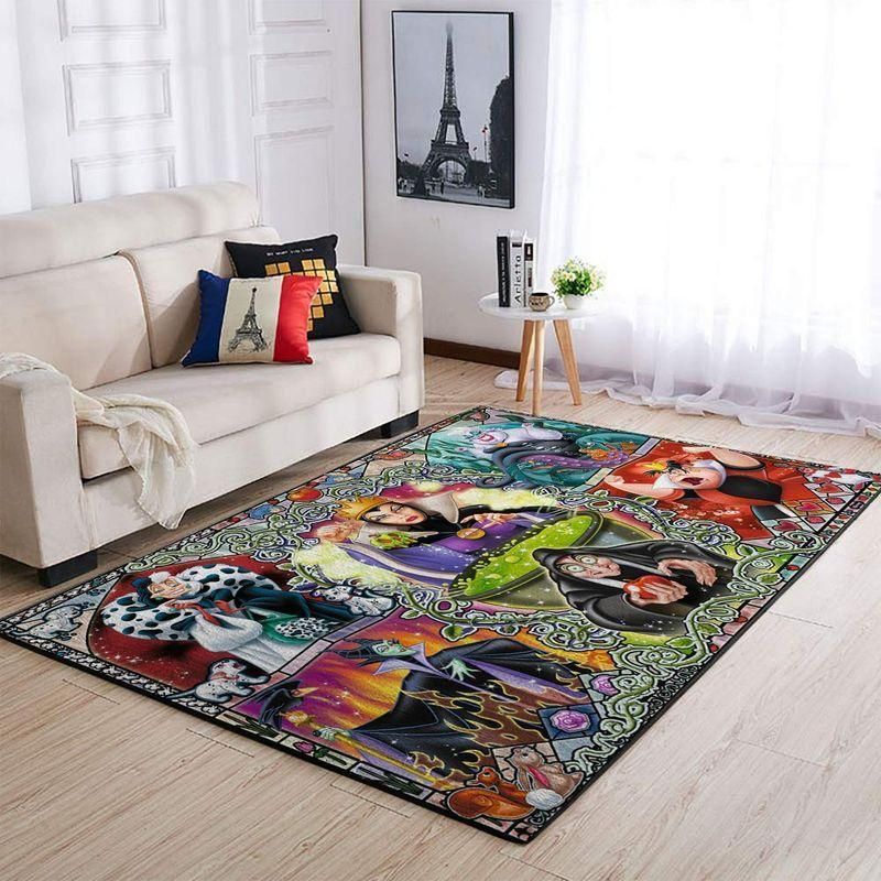 Female Disney Villains Area Rug Chrismas Gift - Indoor Outdoor Rugs