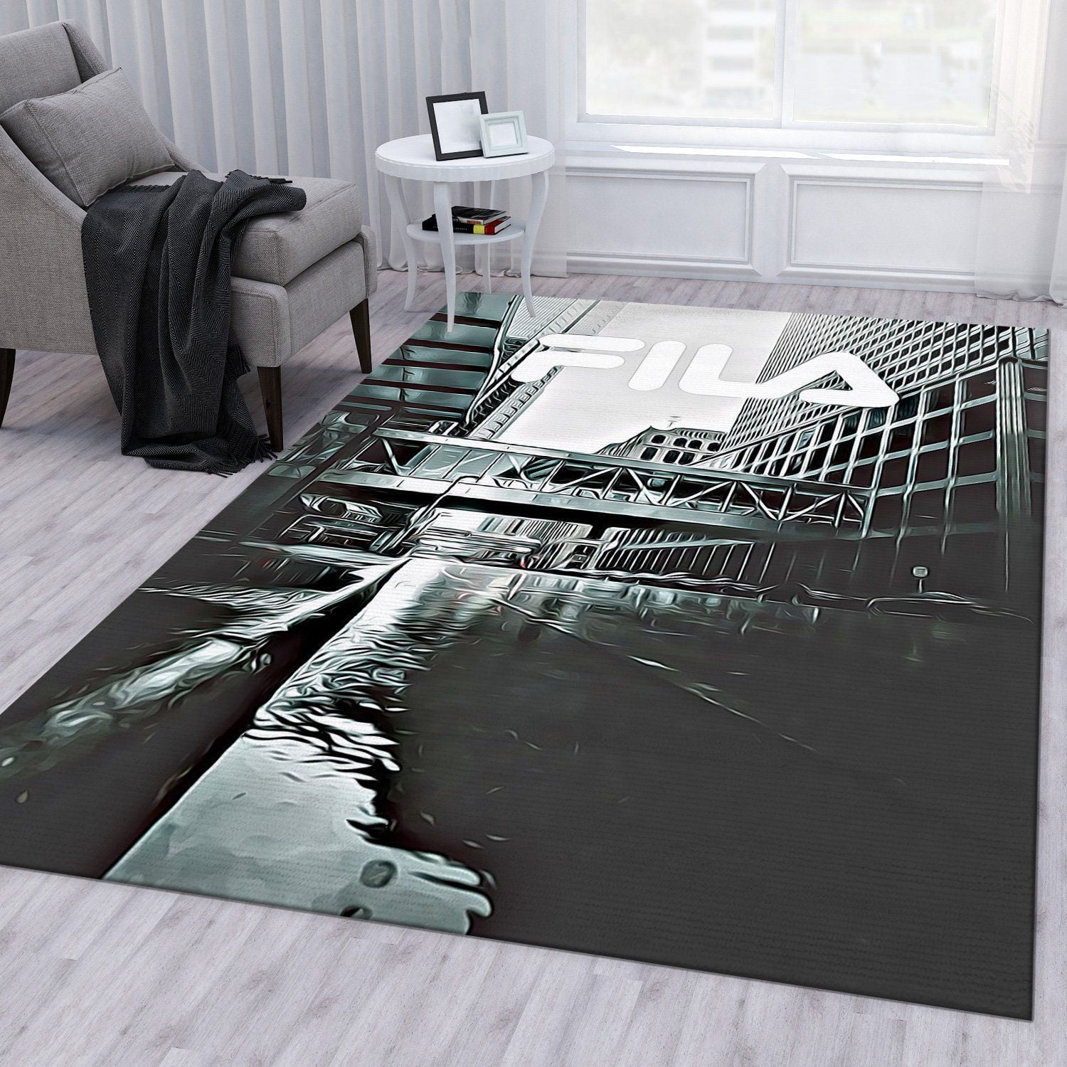 Fila Art City Area Rug Living Room Rug US Gift Decor - Indoor Outdoor Rugs