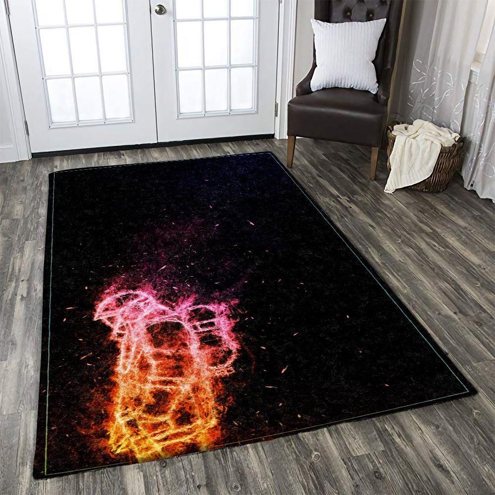 Firefighter Rug Chrismas Gift - Indoor Outdoor Rugs