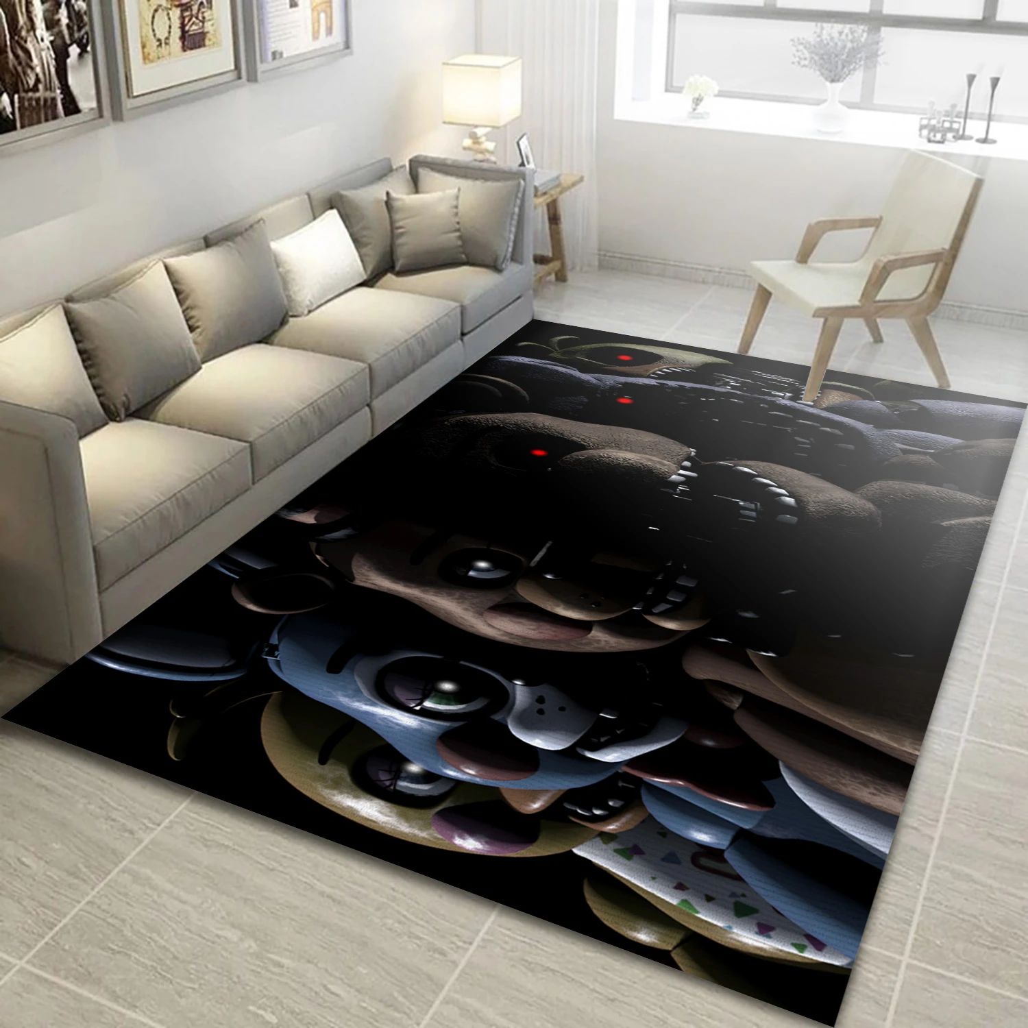 Five Nights At Freddys 743 Video Game Reangle Rug