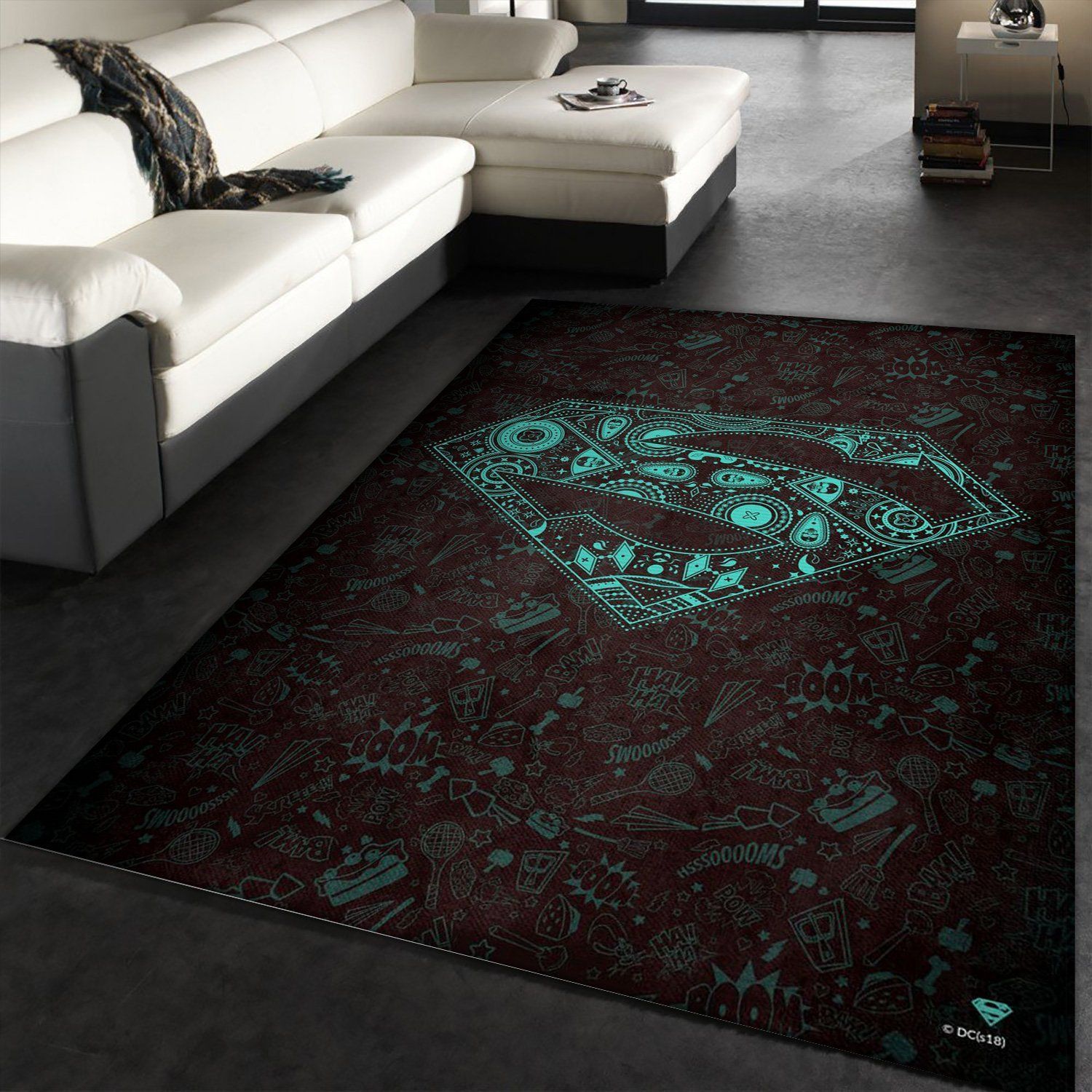 Fluorescent Area Rug For Christmas