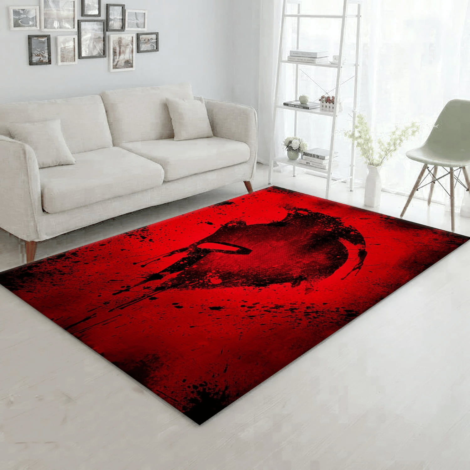 For The Spartan Fans Blo Gaming Area Rug