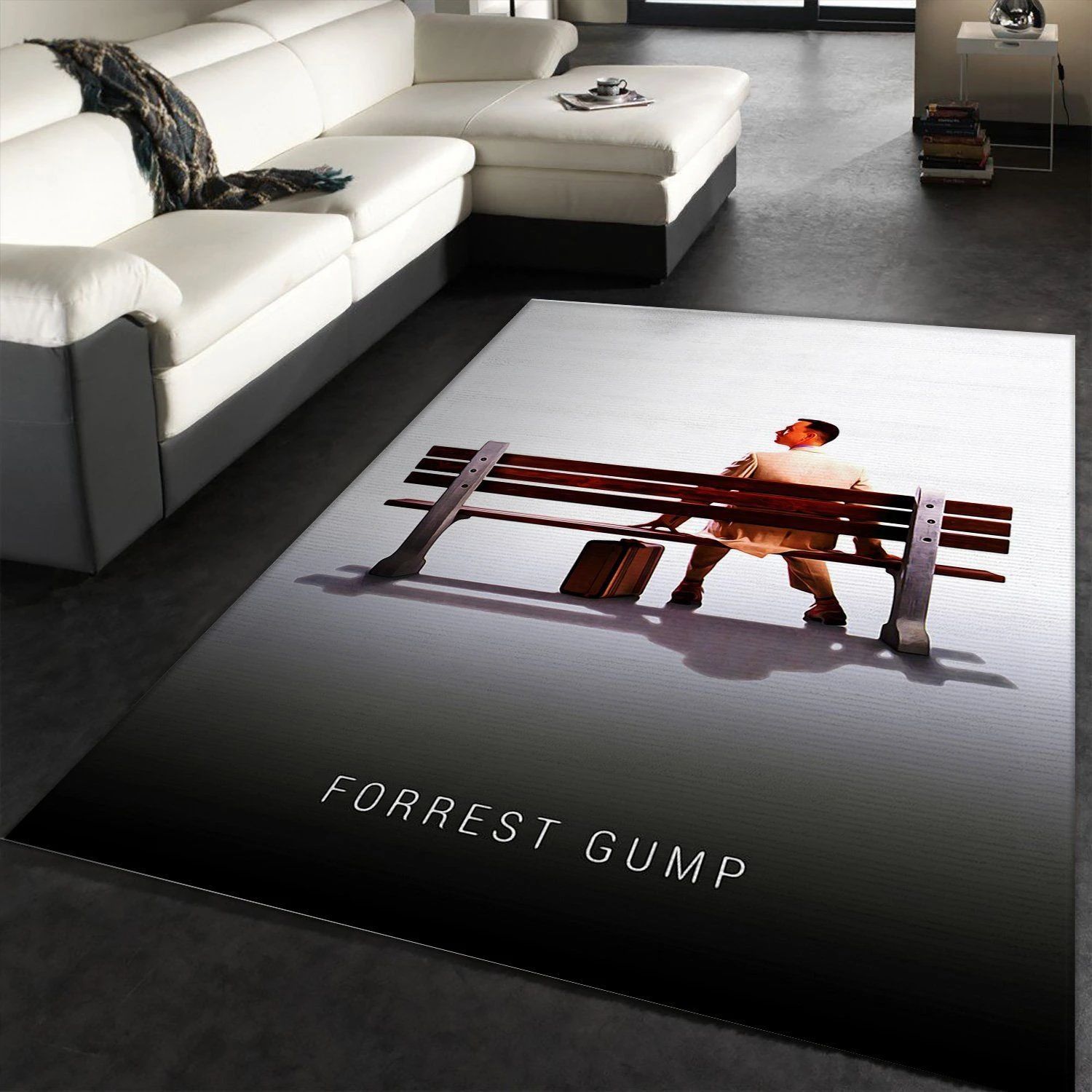 Forrest Gump Rug Art Painting Movie Rugs US Gift Decor - Indoor Outdoor Rugs