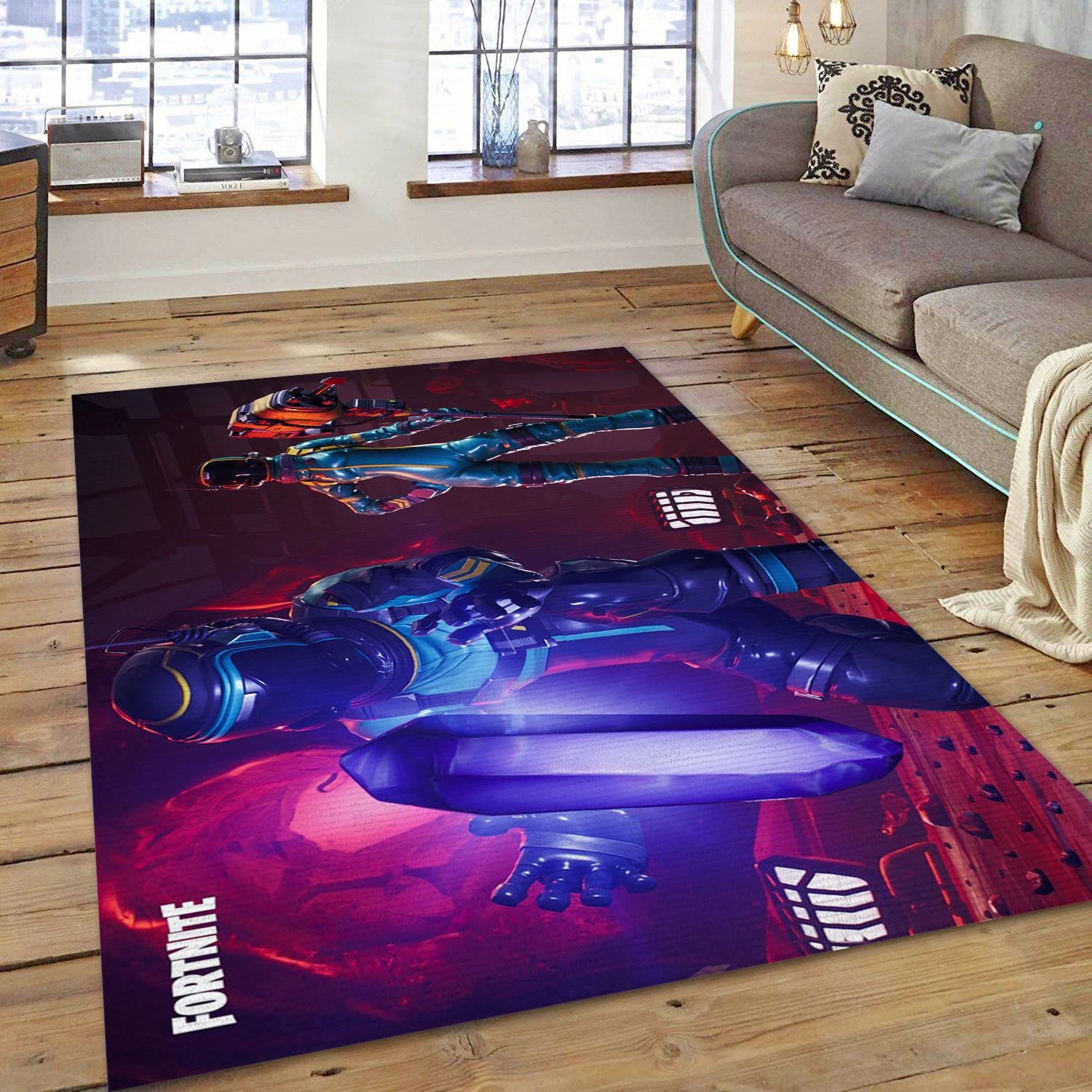 Fortnite Video Game Area Rug For Christmas