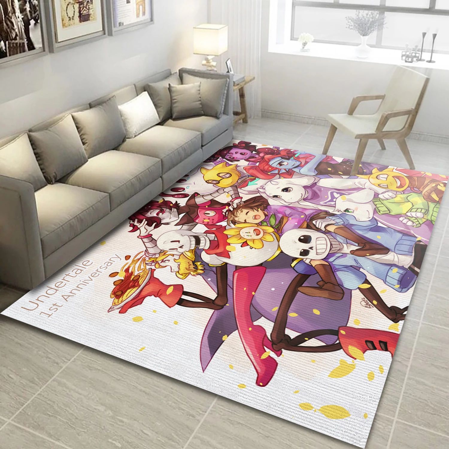 Frisk Sans Undertale Video Game Area Rug For Christmas