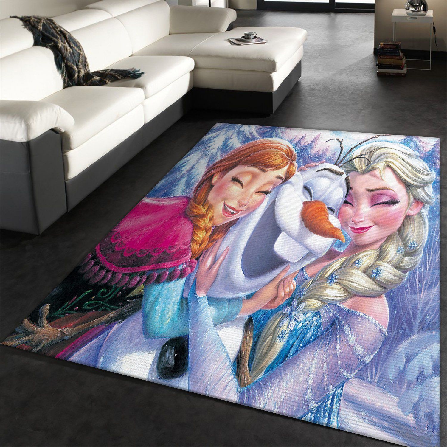 Frozen Area Rug Living Room Carpet FN021121 Christmas Gift Floor Decor The US Decor - Indoor Outdoor Rugs