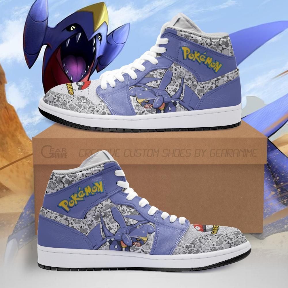 Garchomp Boots Cute Pokemon Anime Air Jordan 2021 Shoes Sport Sneakers