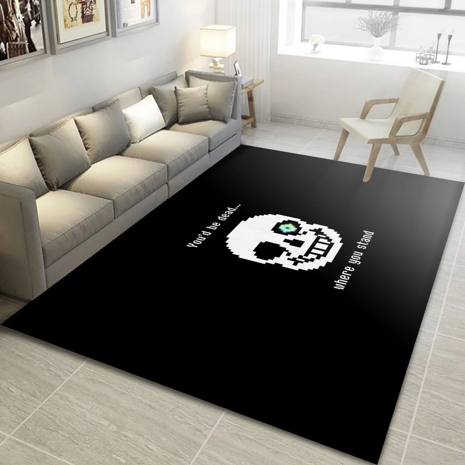 Genocide Sans Game Area Rug Carpet