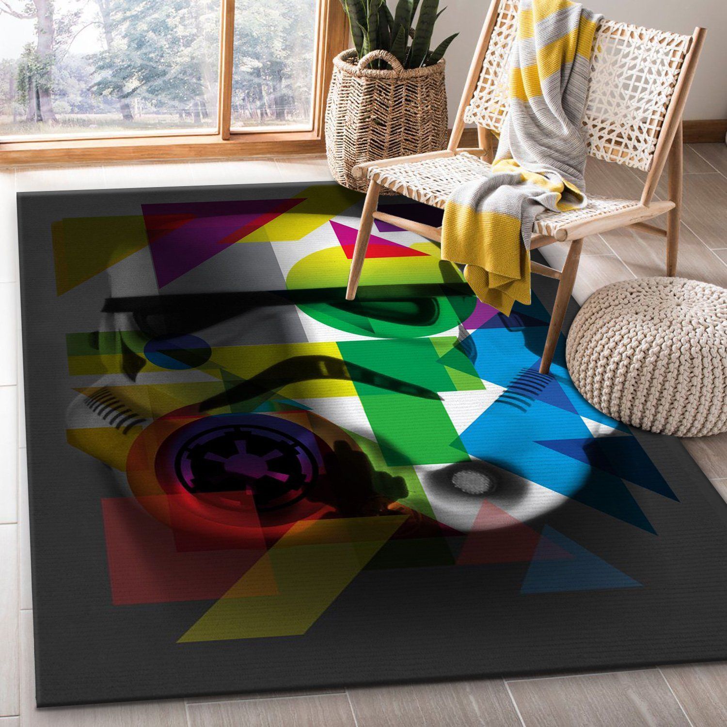 Geometric Star War Area Rug Carpet