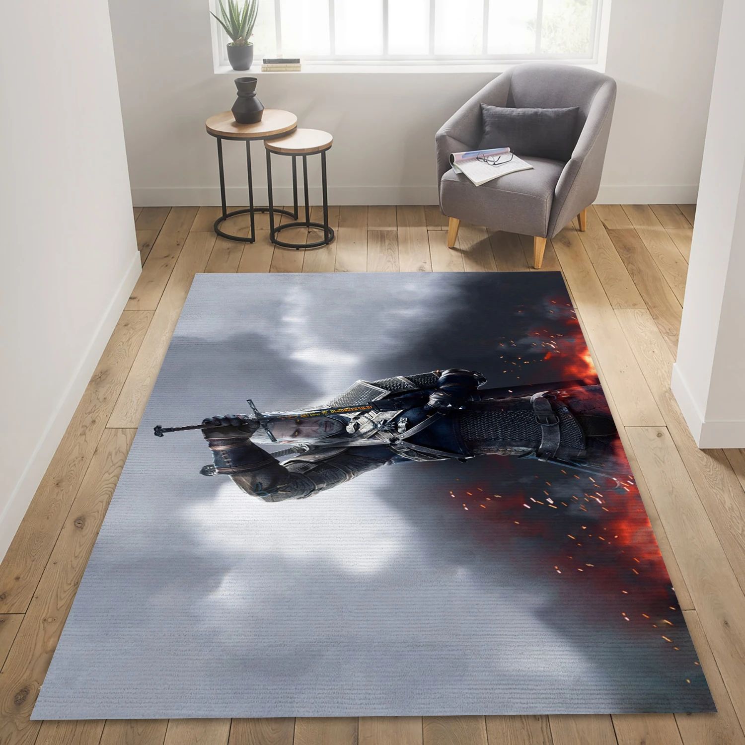 Geralt Of Rivia Game Area Rug Carpet