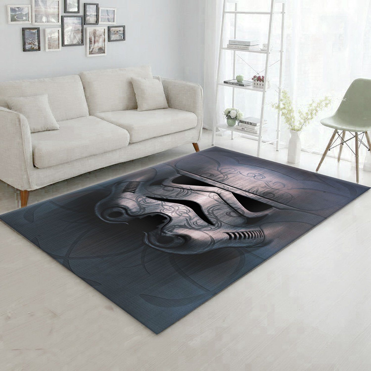 Ghost Star War Area Rug