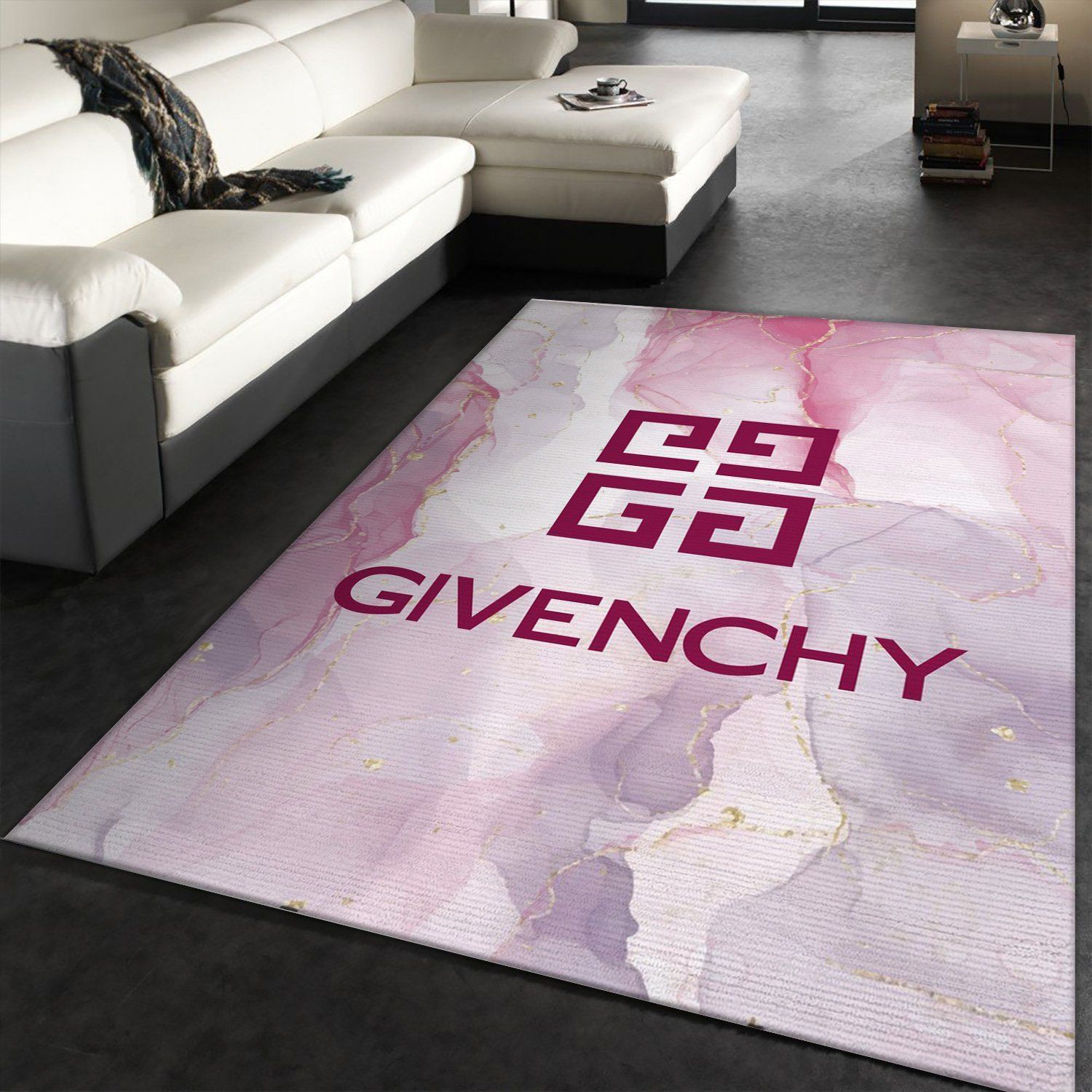 Givenchy Rug Fashion Brand Rug Christmas Gift US Decor - Indoor Outdoor Rugs