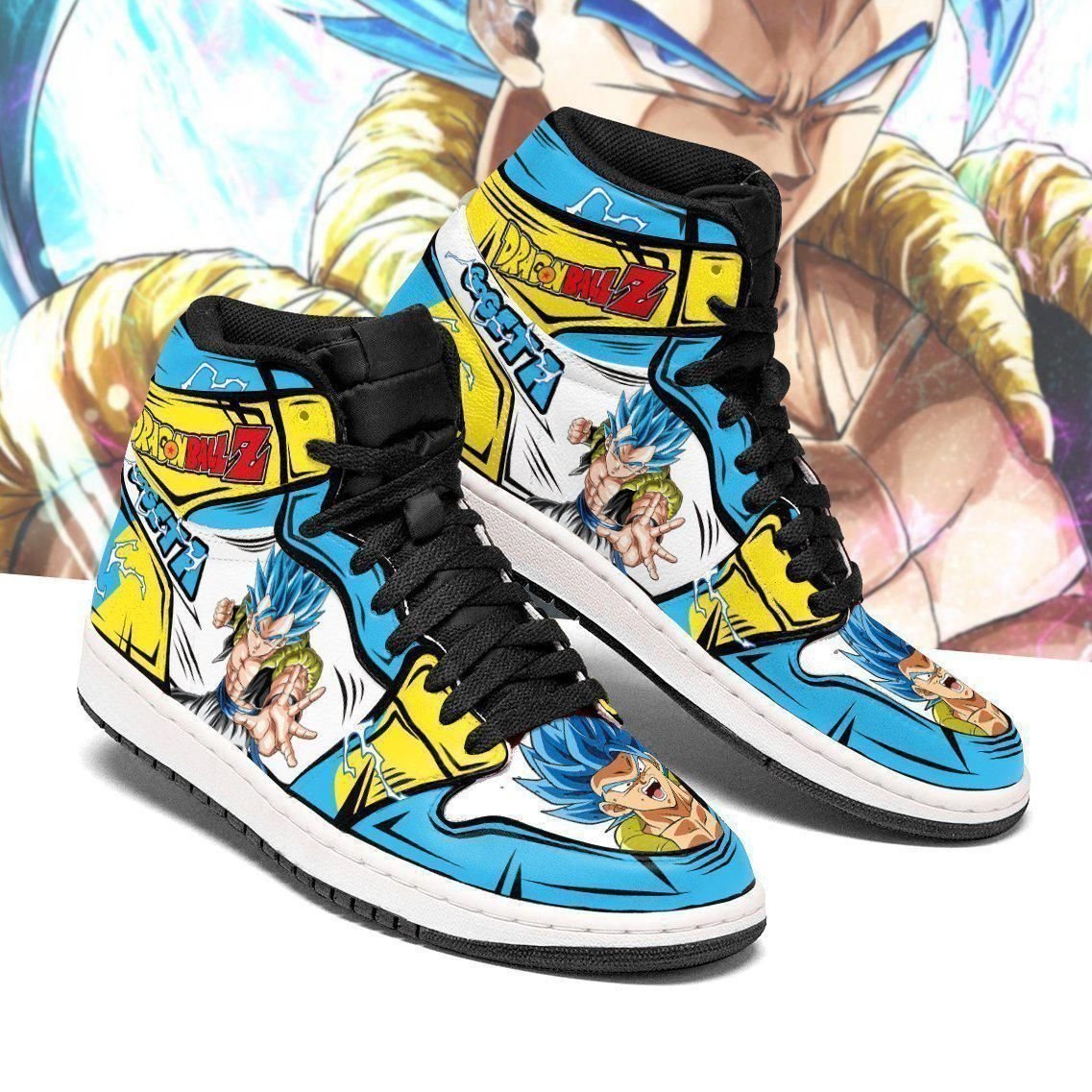 Gogeta Boots Dragon Ball Z Anime Fan Gift Mn04 Air Jordan Shoes Sport Sneakers