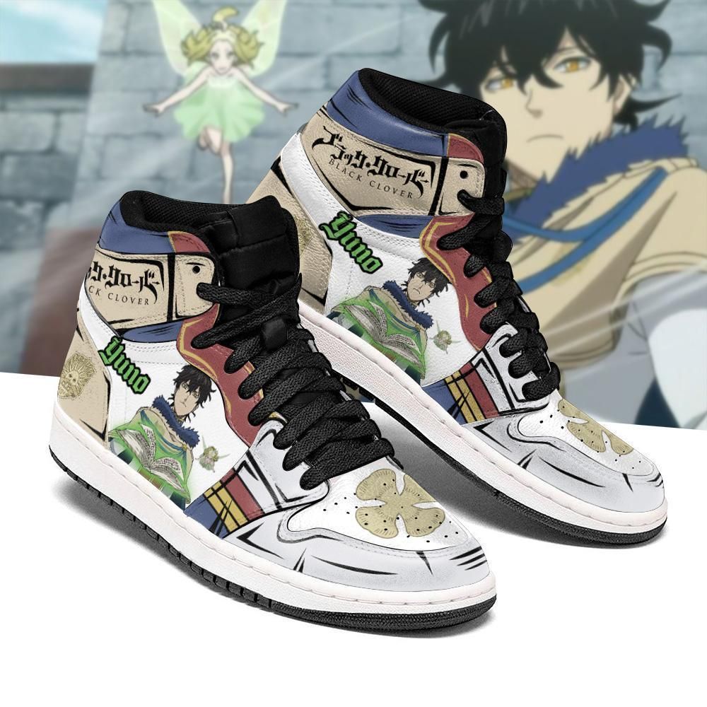 Golden Dawn Yuno Black Clover Anime Air Jordan 2021 Shoes Sport Sneakers