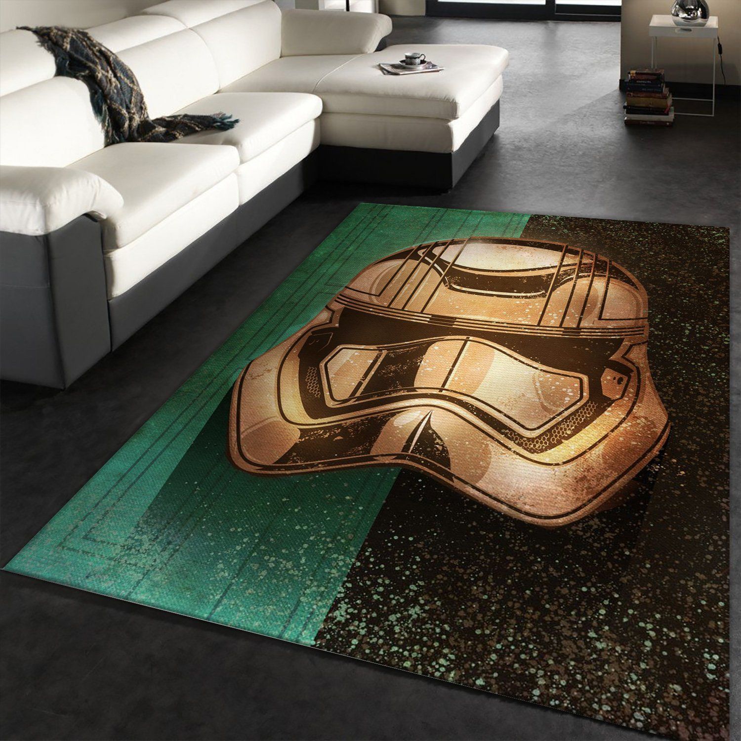 Golden Star War Area Rug Carpet