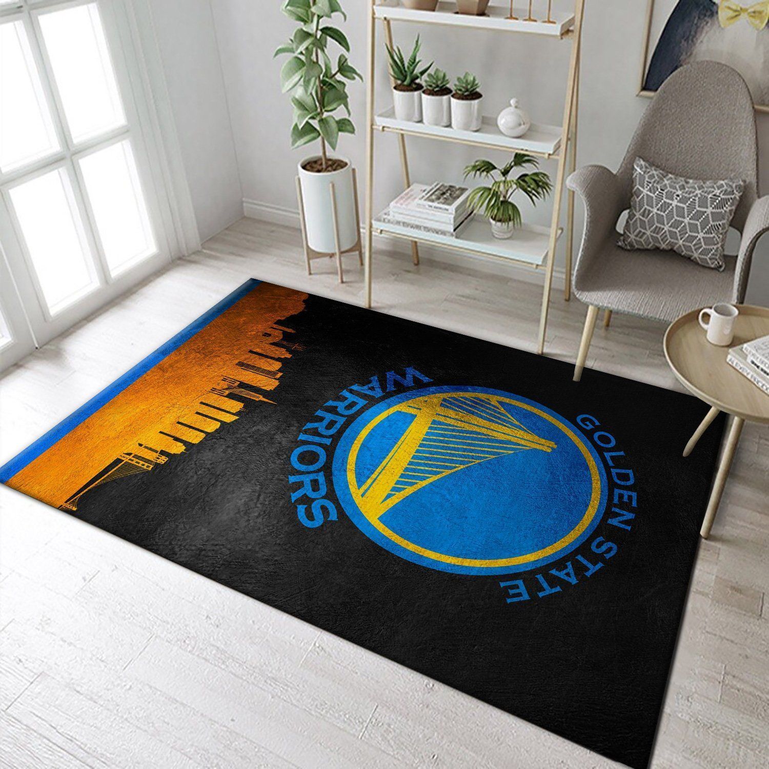 Golden State Warriors Area Rug Carpet