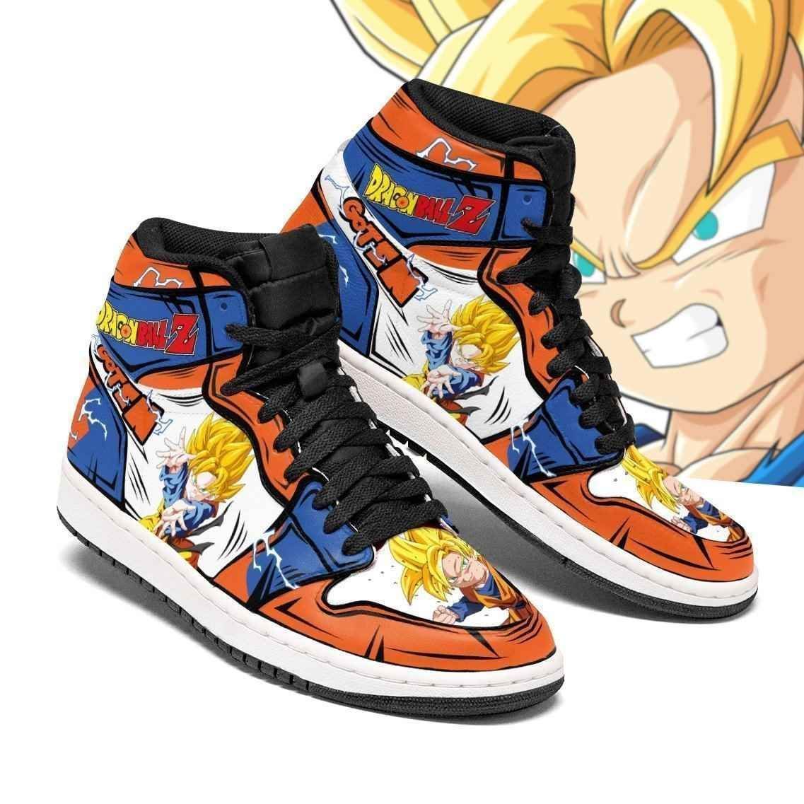 Goten Dragon Ball Z Anime Sneaker Air Jordan Shoes Sport