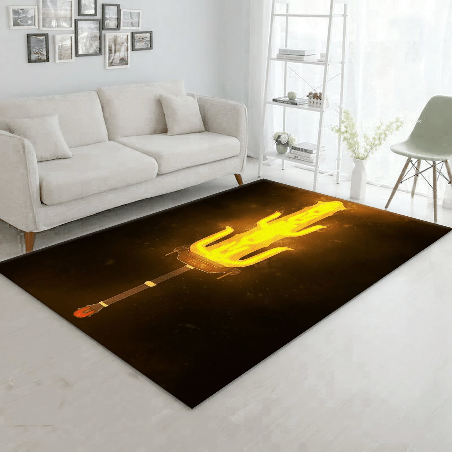 Great Flameblade Area Rug