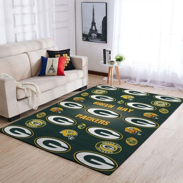 Green Bay Packers Area Rugs Living Room Carpet Christmas Gift Floor Decor - Indoor Outdoor Rugs