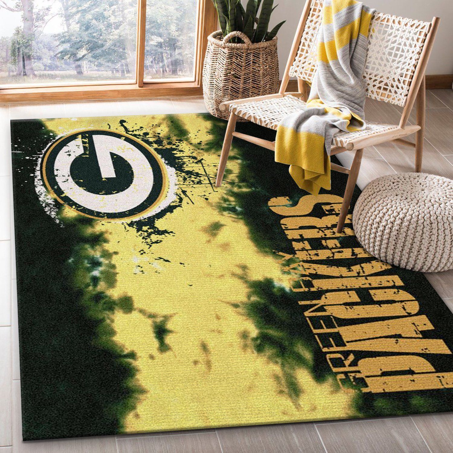 Green Bay Packers Fade Rug Nfl Team Area Rug Carpet