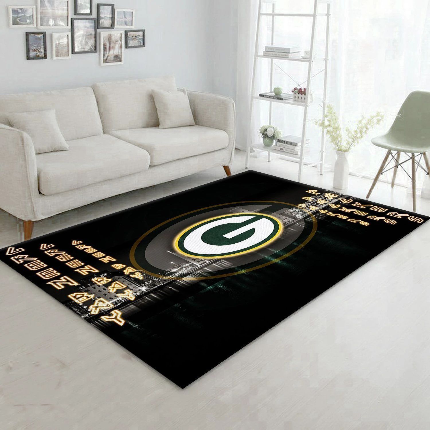 Green Bay Packers Nfl Area Rug For Christmas Bedroom Rug US Gift Decor - Indoor Outdoor Rugs