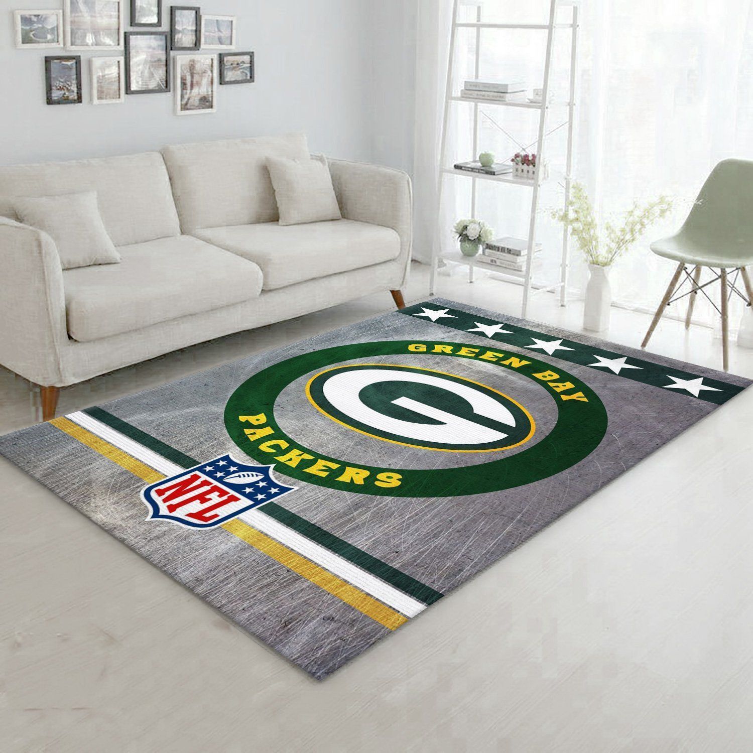 Green Bay Packers Nfl Football Team Area Rug For Gift Bedroom Rug Home US Decor - Indoor Outdoor Rugs