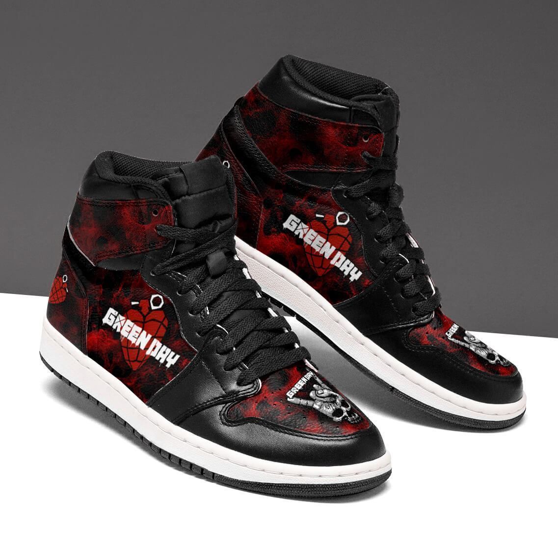 Green Day Rock Men Air Jordan Unique Green Day Custom Shoes Sport Sneakers