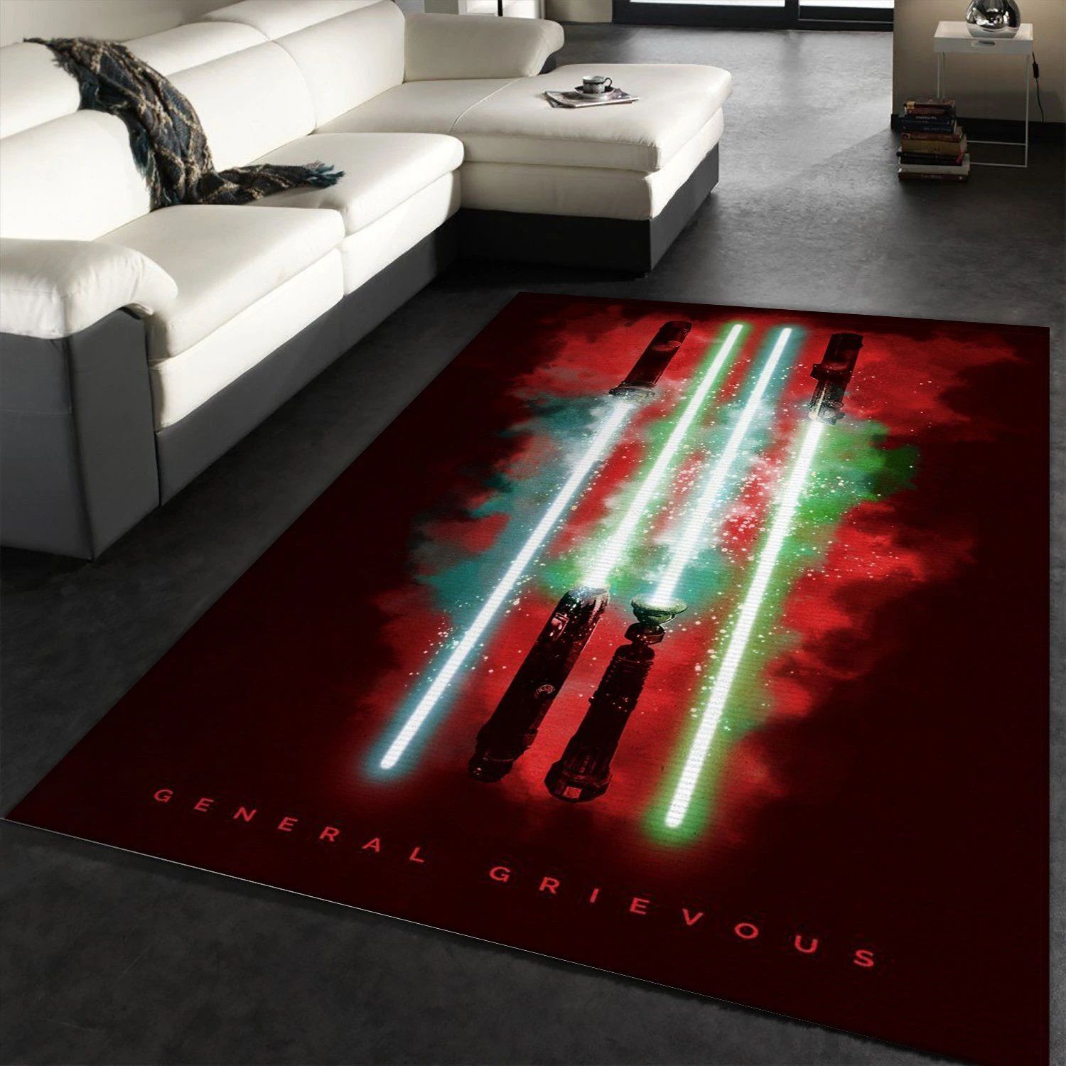 Grevious Area Rug Star Wars Lightsabers Rug Family Gift US Decor - Indoor Outdoor Rugs