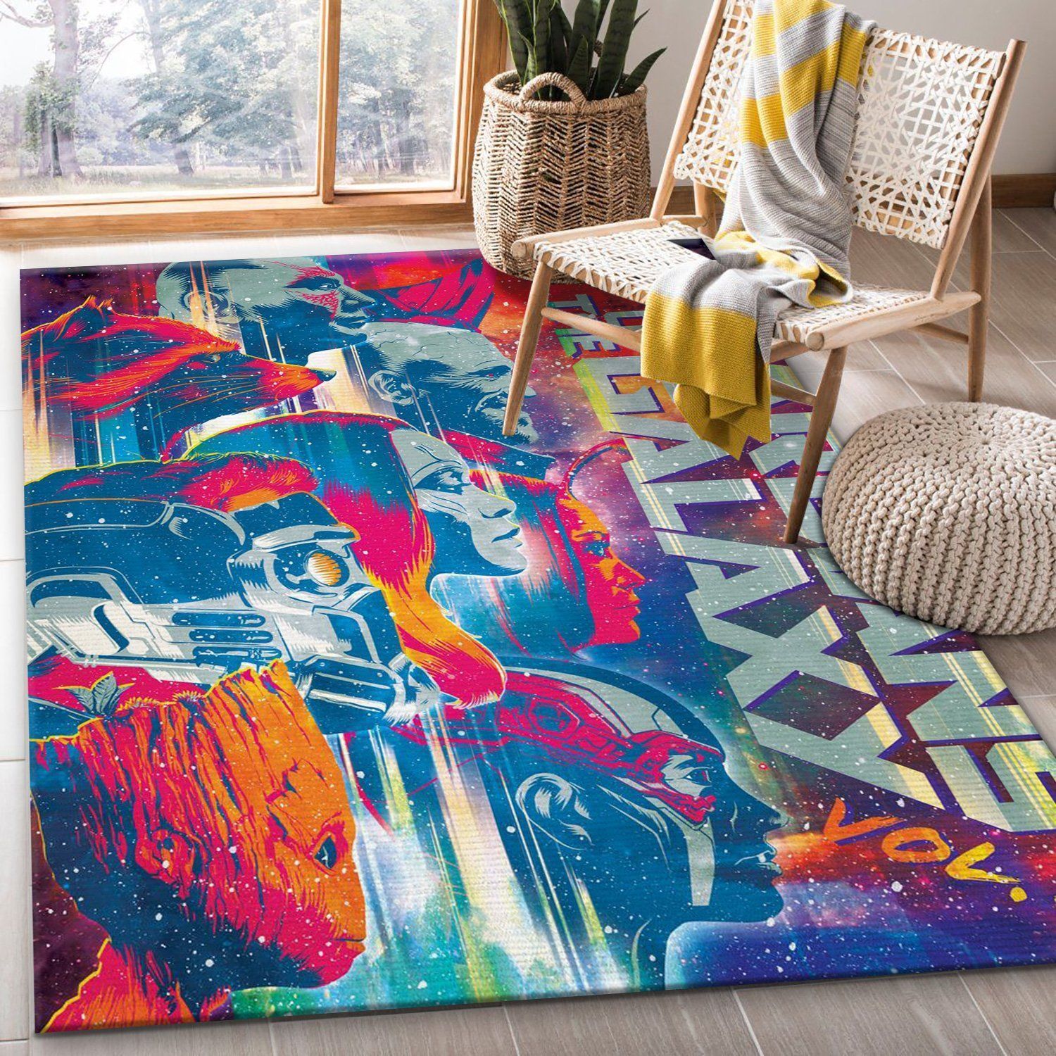 Guardians Movie Area Rug Bedroom Rug Home US Decor - Indoor Outdoor Rugs