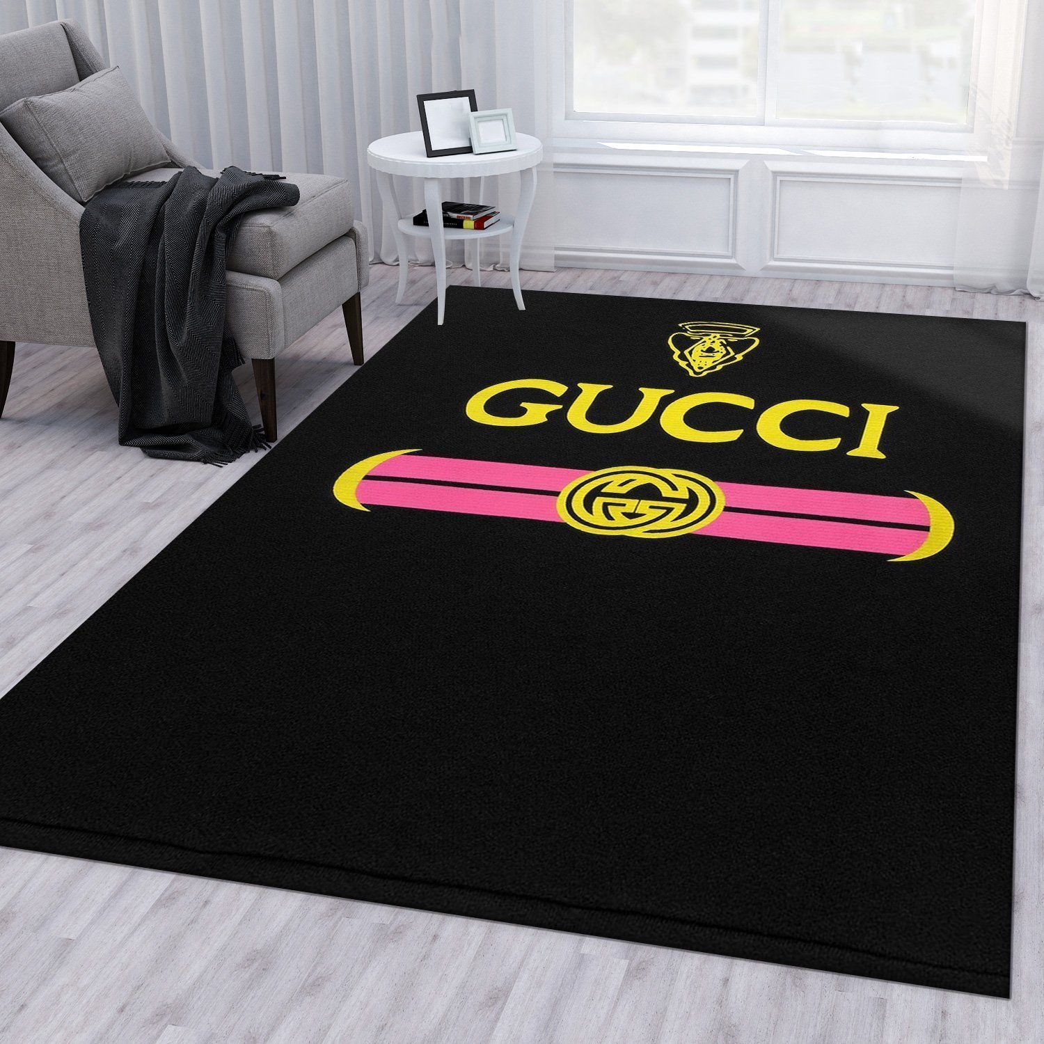 Gucci Fashion Brand Rug Living Room Rug Home Decor Floor Decor - Indoor Outdoor Rugs