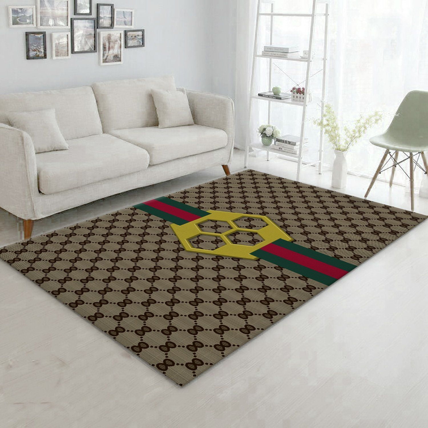 Gucci Rugs Bedroom Rug Family Gift US Decor - Indoor Outdoor Rugs