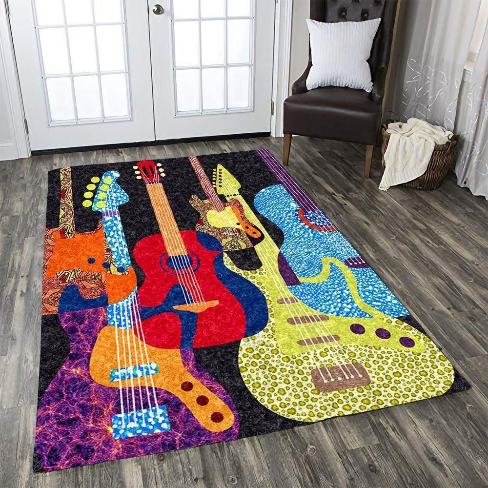 Guitar Rug - Indoor Outdoor Rugs