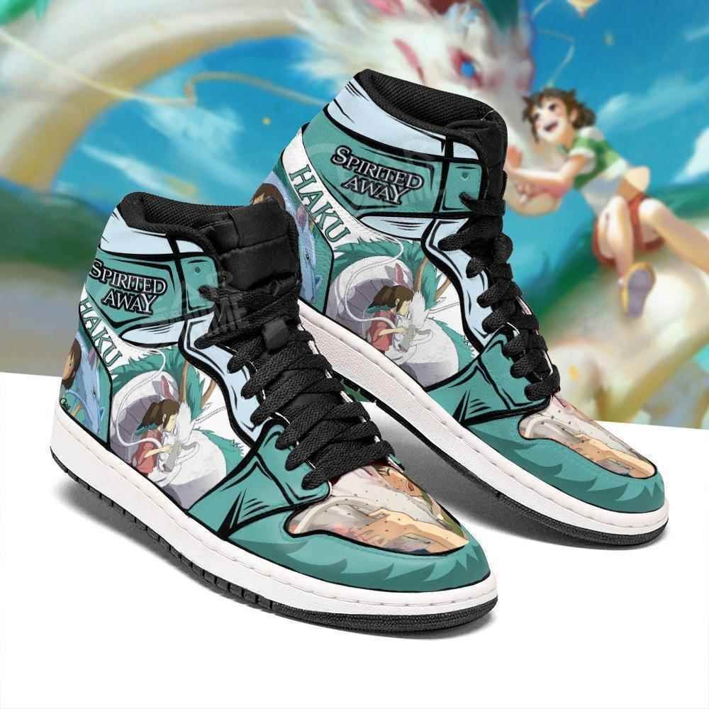 Haku Chihiro Spirited Away Sneakers Air Jordan Shoes Sport