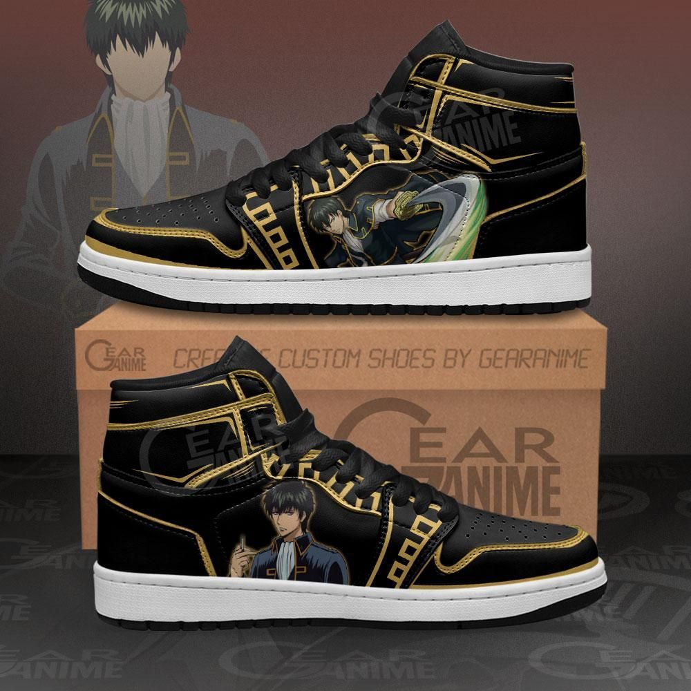 Hijikata Toshiro Gintama Custom Anime Air Jordan Shoes Sport Sneakers