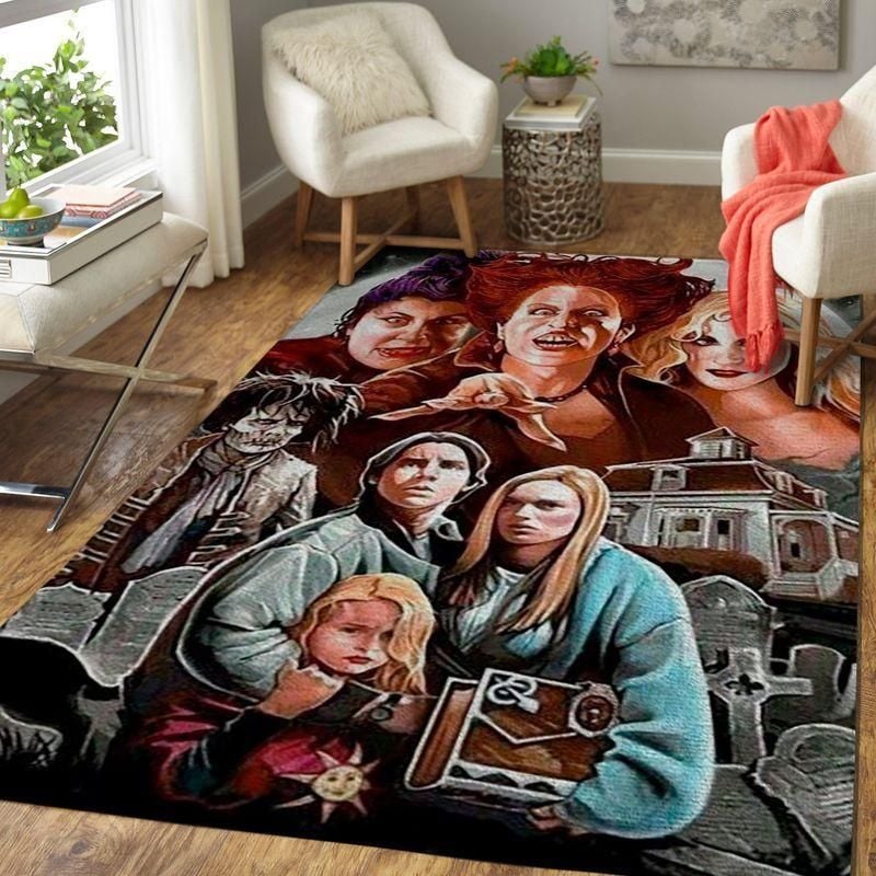 Hocus Pocus Movie Area Area Rug - Indoor Outdoor Rugs