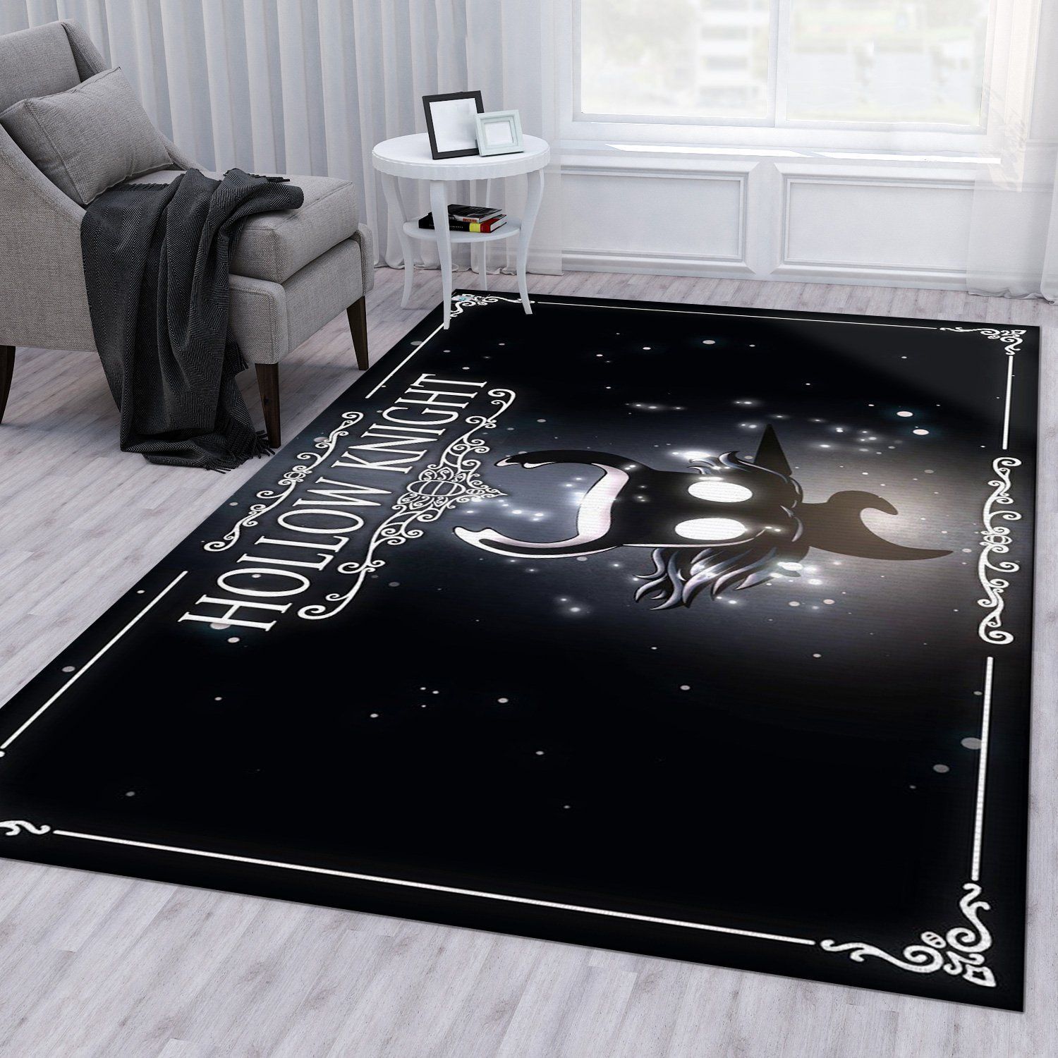 Hollow Knight Ver14 Rug Bedroom Rug Family Gift US Decor - Indoor Outdoor Rugs