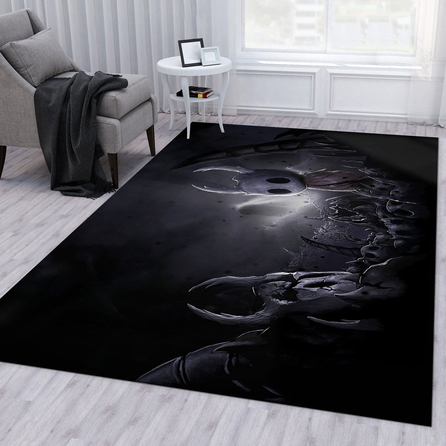 Hollow Knight Ver21 Gaming Area Rug Bedroom Rug Family Gift US Decor - Indoor Outdoor Rugs