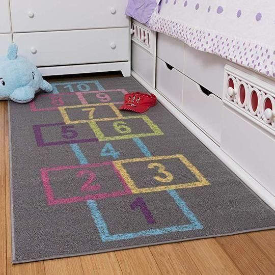 Hopscotch Game Living Room Area Carpet Living Room Rugs Fn291003 - Indoor Outdoor Rugs