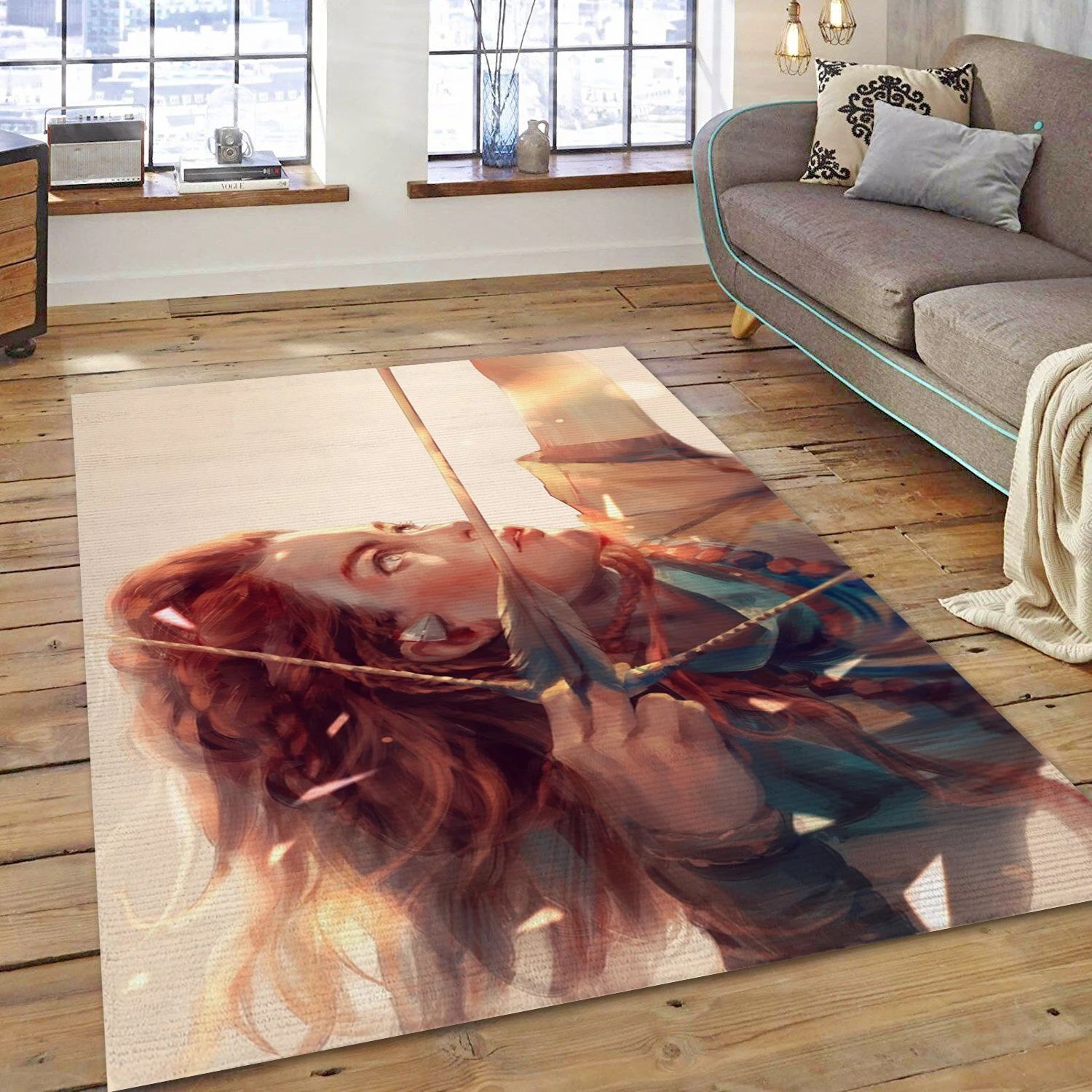 Horizen Zero Dawn Aloy Game Area Rug Carpet