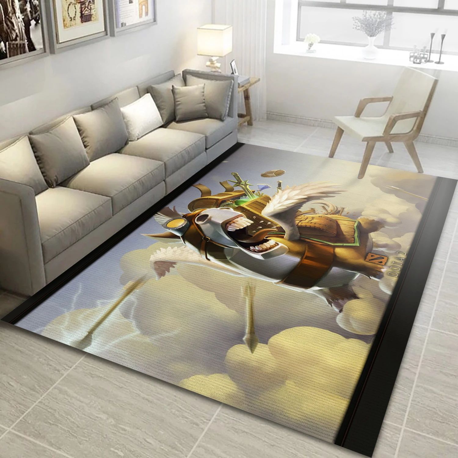 Horsecourier Video Game Reangle Rug