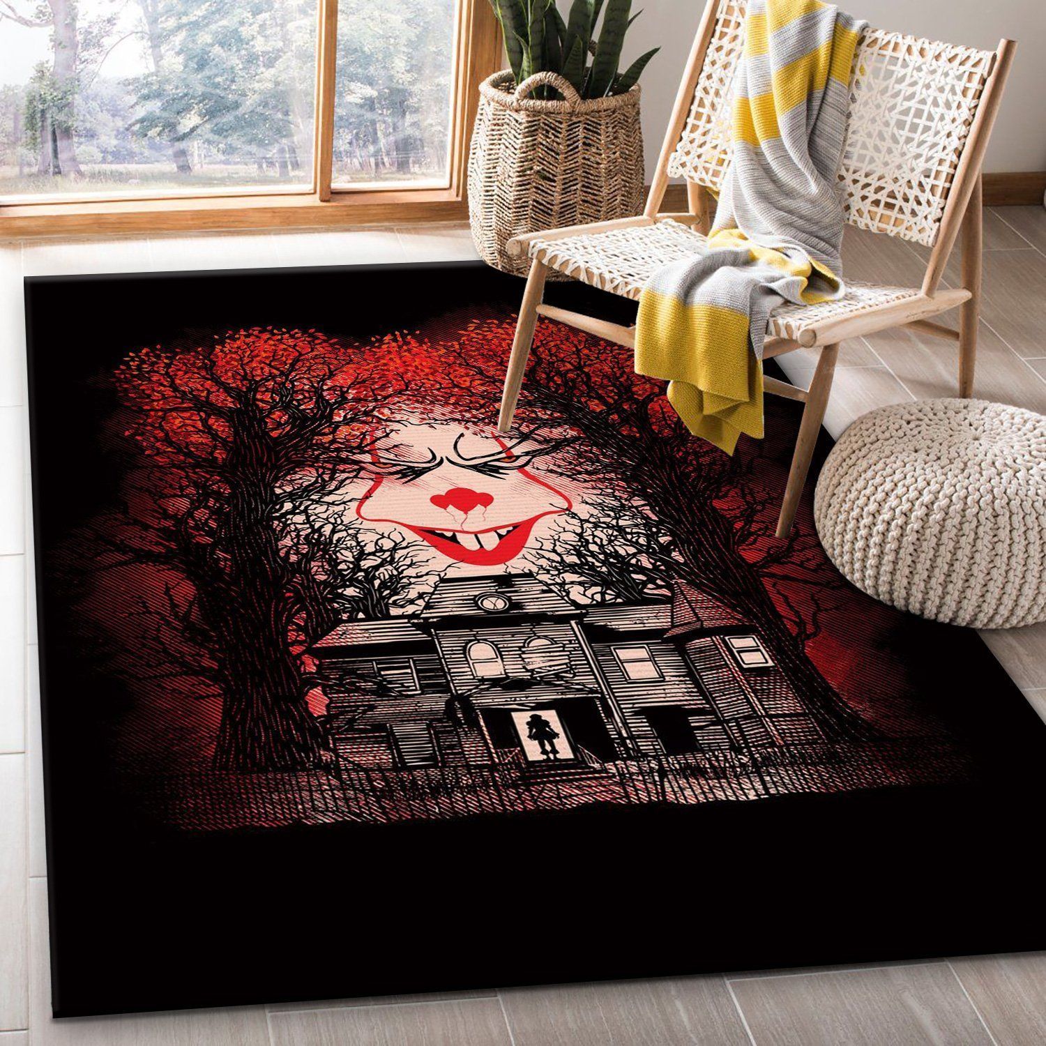 House Of Fear Area Rug For Christmas