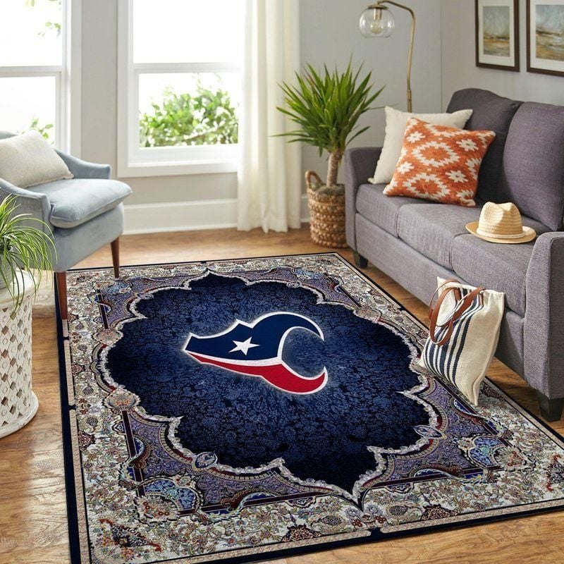 Houston Texans Nfl Rug Room Carpet Sport Custom Area Floor Home Decor V2 - Indoor Outdoor Rugs