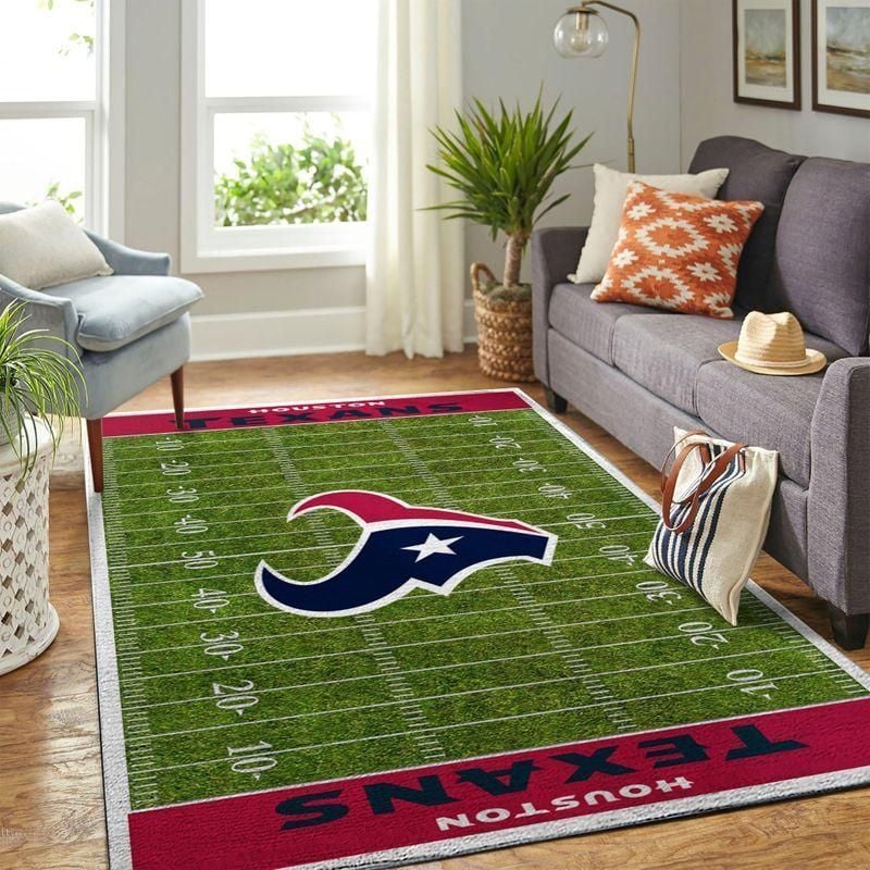 Houston Texans Nfl Rug Room Carpet Sport Custom Area Floor Home Decor V4 - Indoor Outdoor Rugs