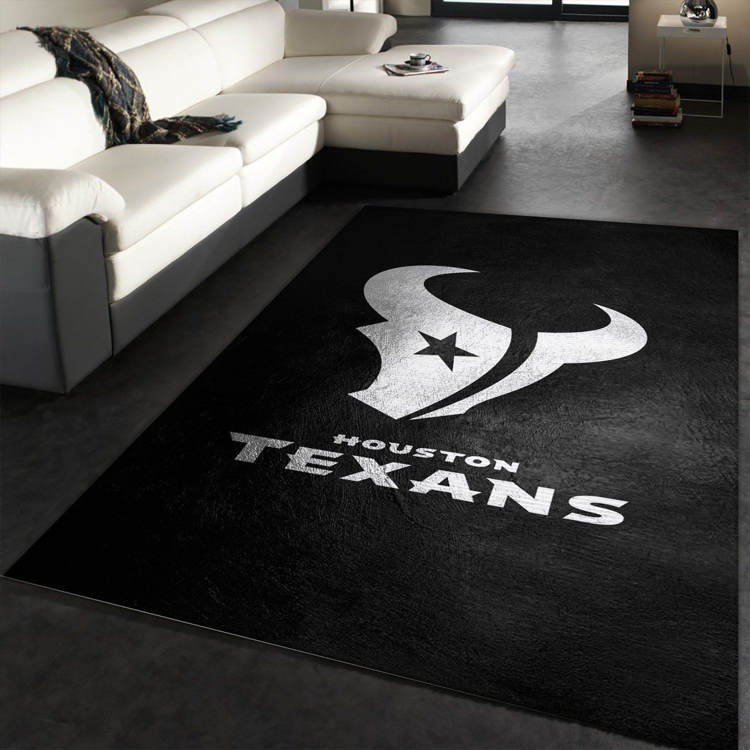 Houston Texans Silver NFL Area Rug