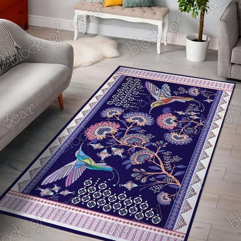 Hummingbird Living Room Rug Chrismas Gift - Indoor Outdoor Rugs