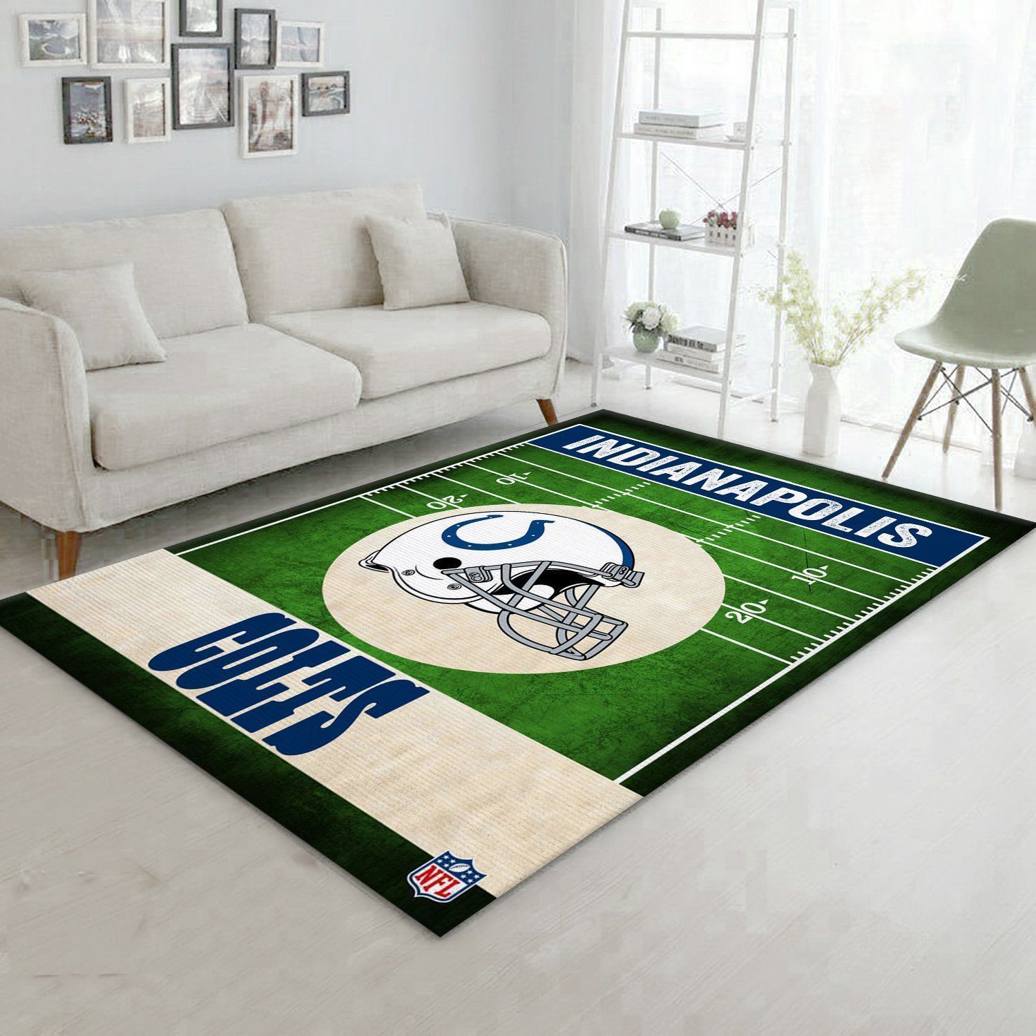 Indianapolis Colts Nfl Football Team Area Rug For Gift Living Room Rug US Gift Decor - Indoor Outdoor Rugs